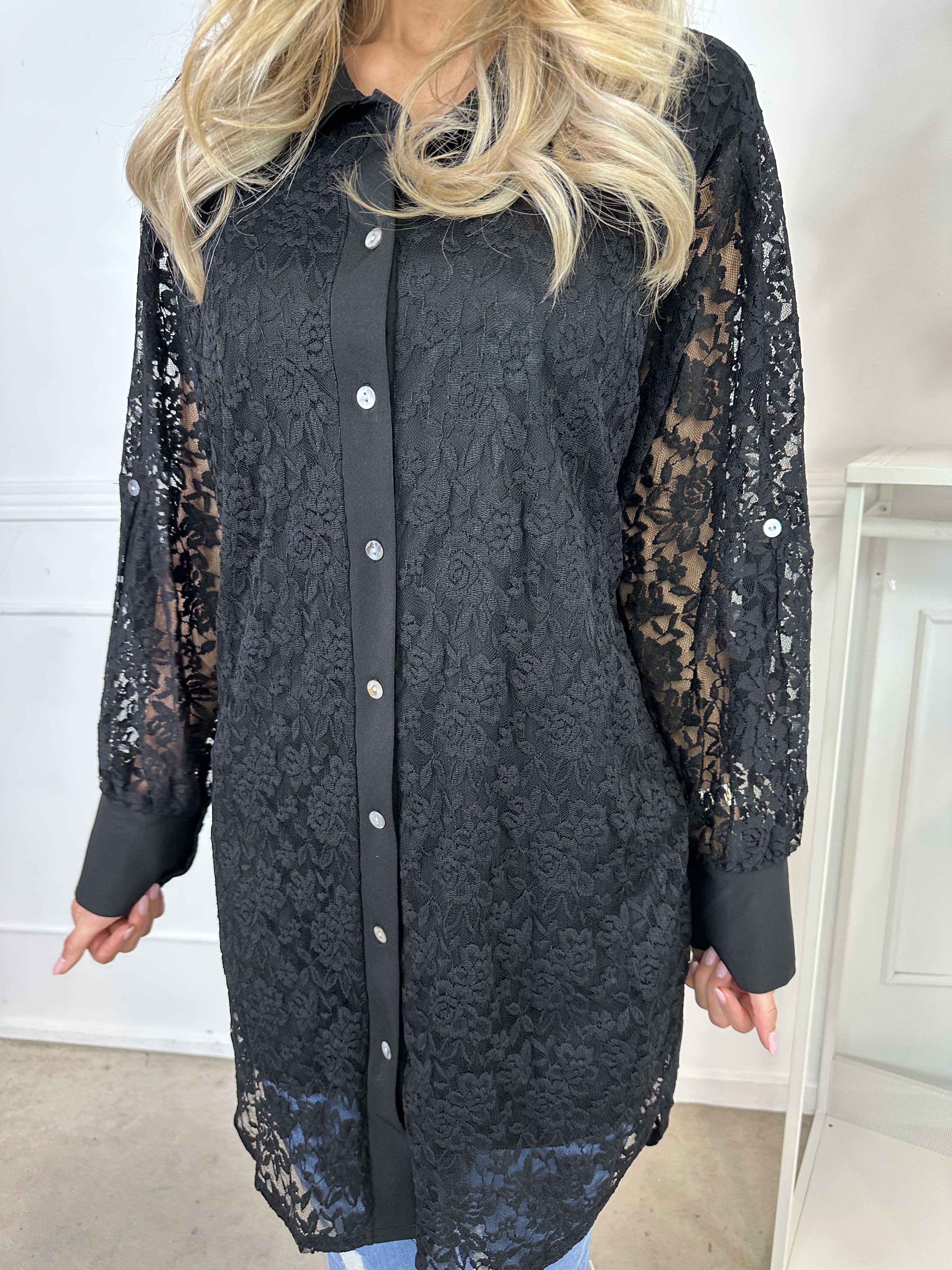 Katherine - Söt spetsskjorta